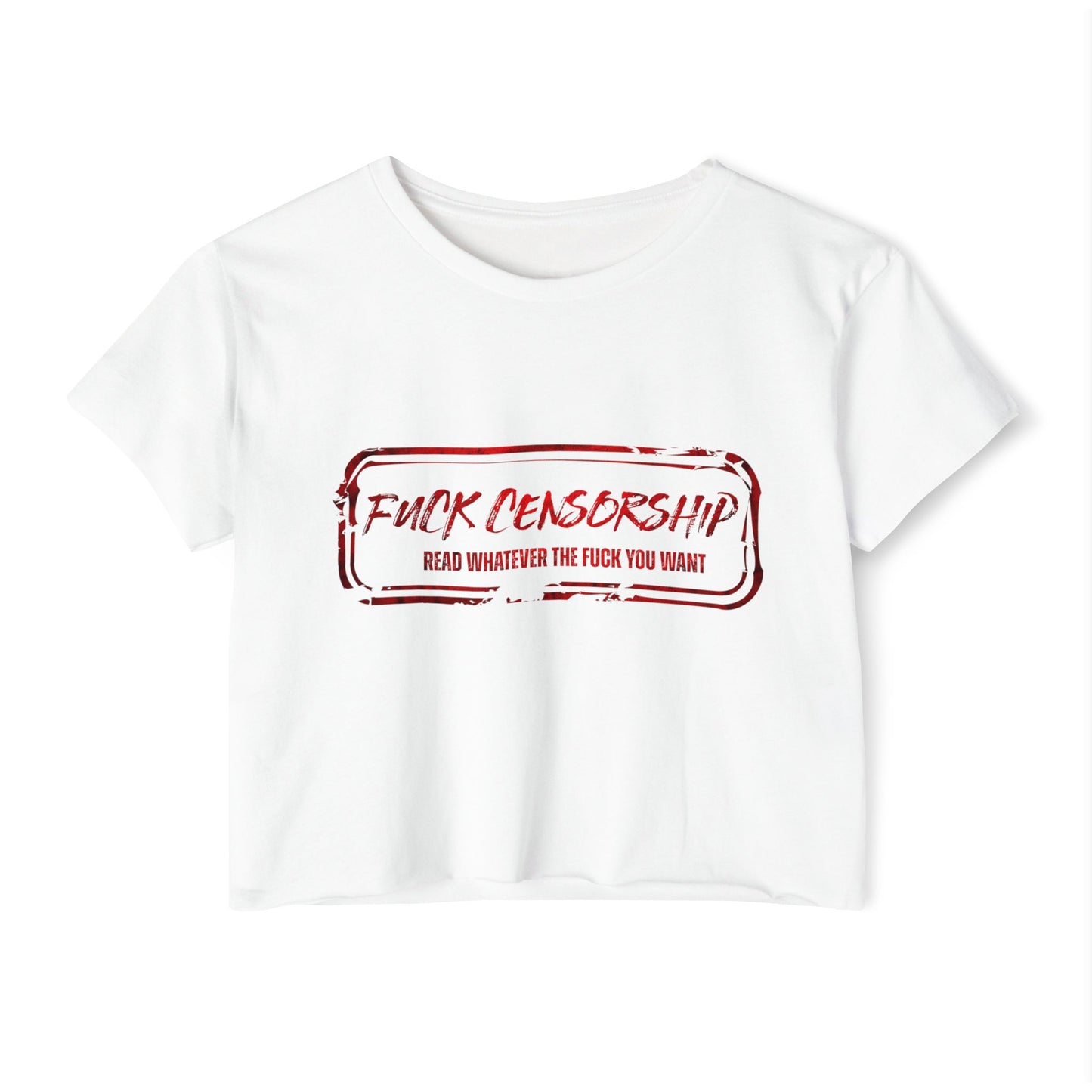 Fuck Censorship Crop Top