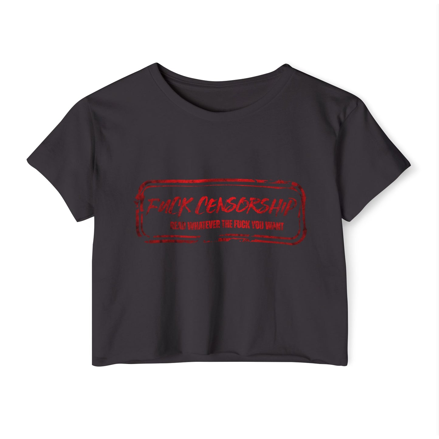Fuck Censorship Crop Top