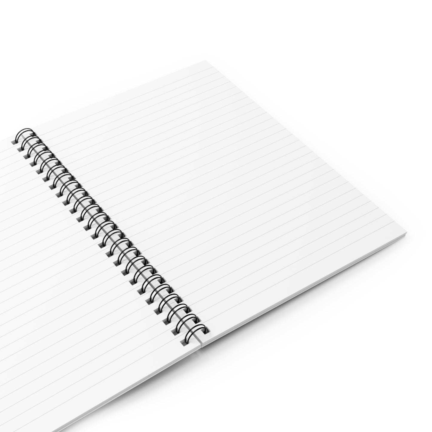 Dark Romance Skeleton Spiral Notebook - Ruled Line