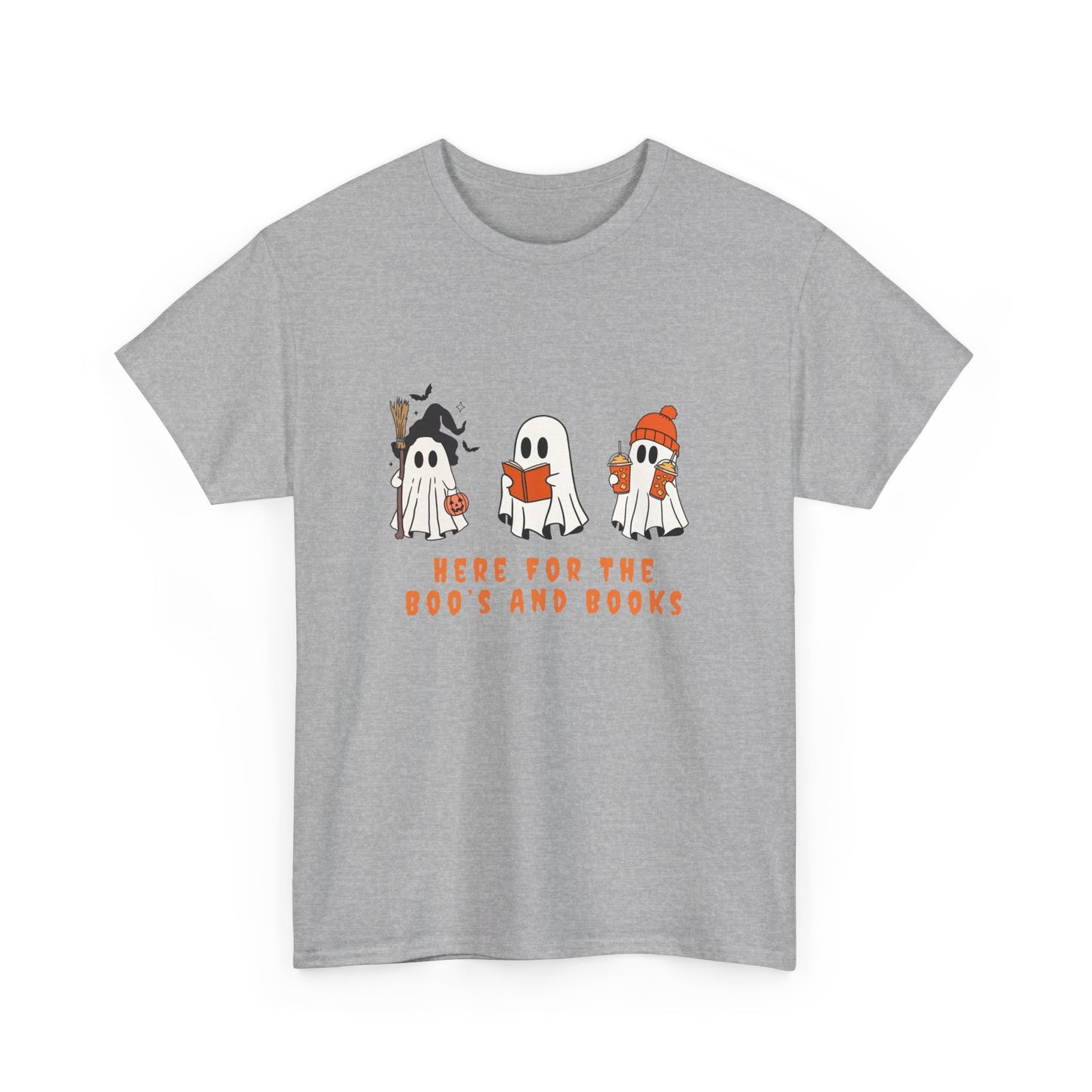 Boos And Books Cotton Tee