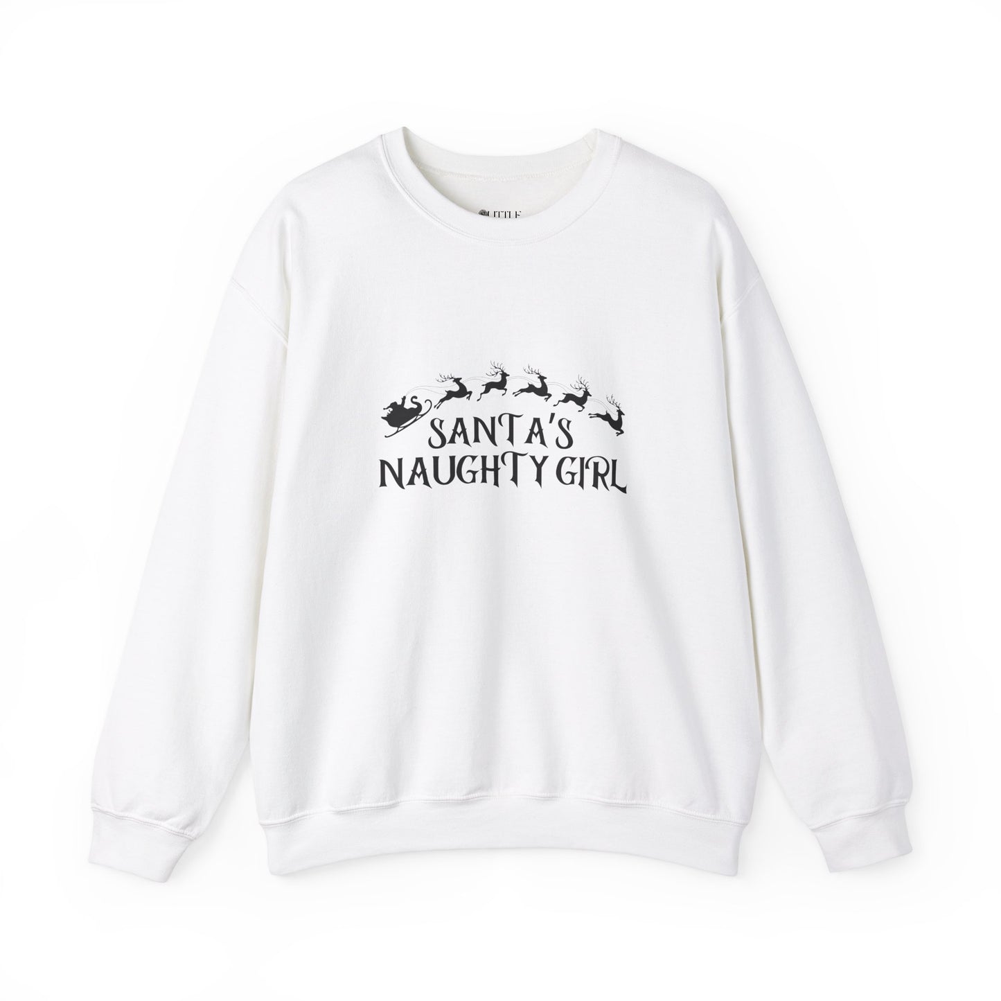 Santa's Naughty Girl Crewneck Sweatshirt