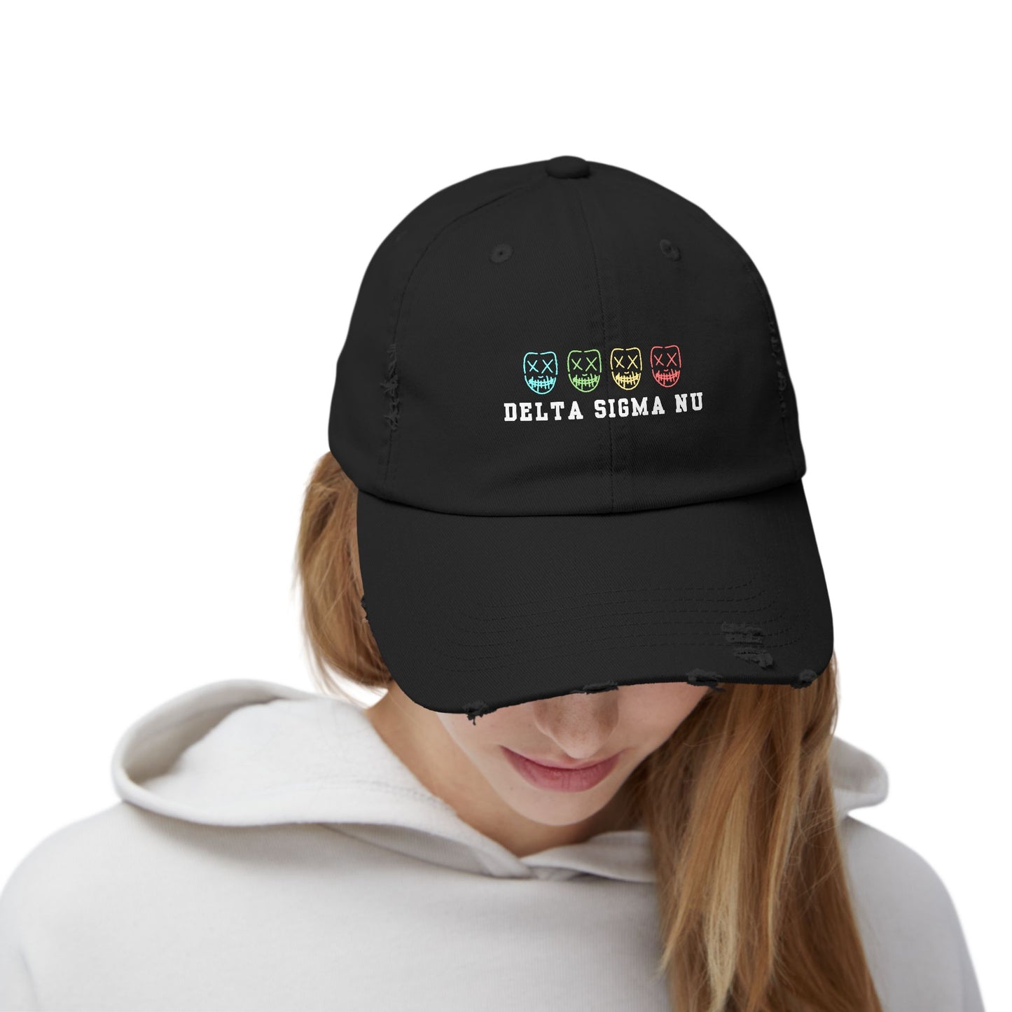 Delta Sigma Nu Distressed Cap