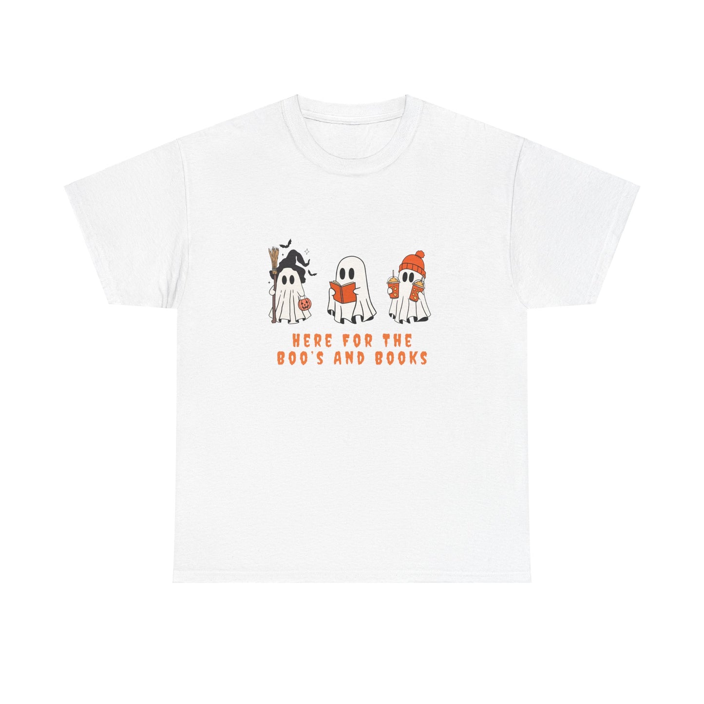 Boos And Books Cotton Tee