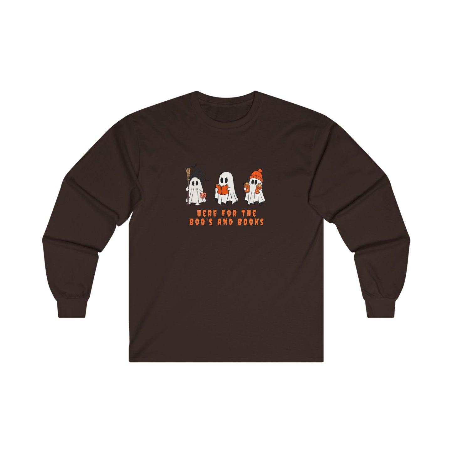 Boos And Books Long Sleeve Tee