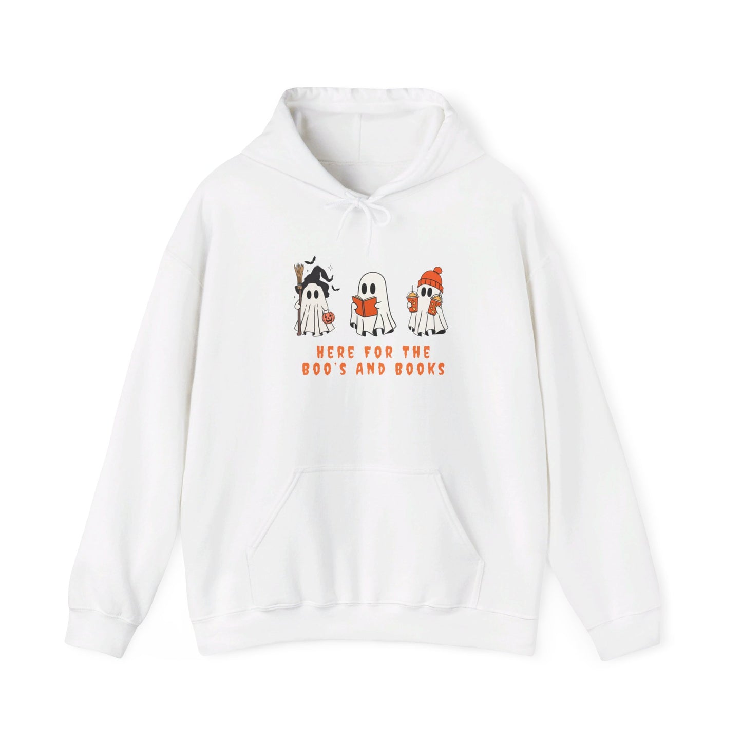 Boos And Books Hooded Sweatshirt