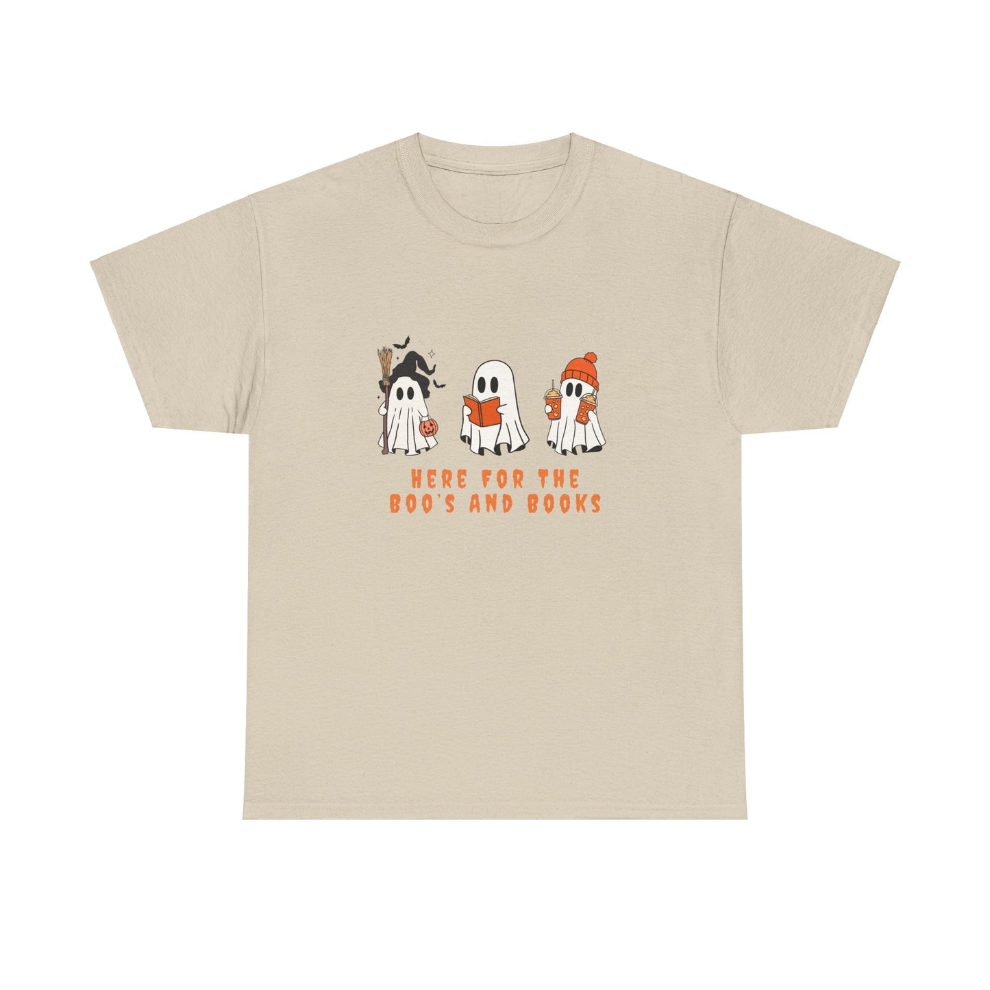 Boos And Books Cotton Tee