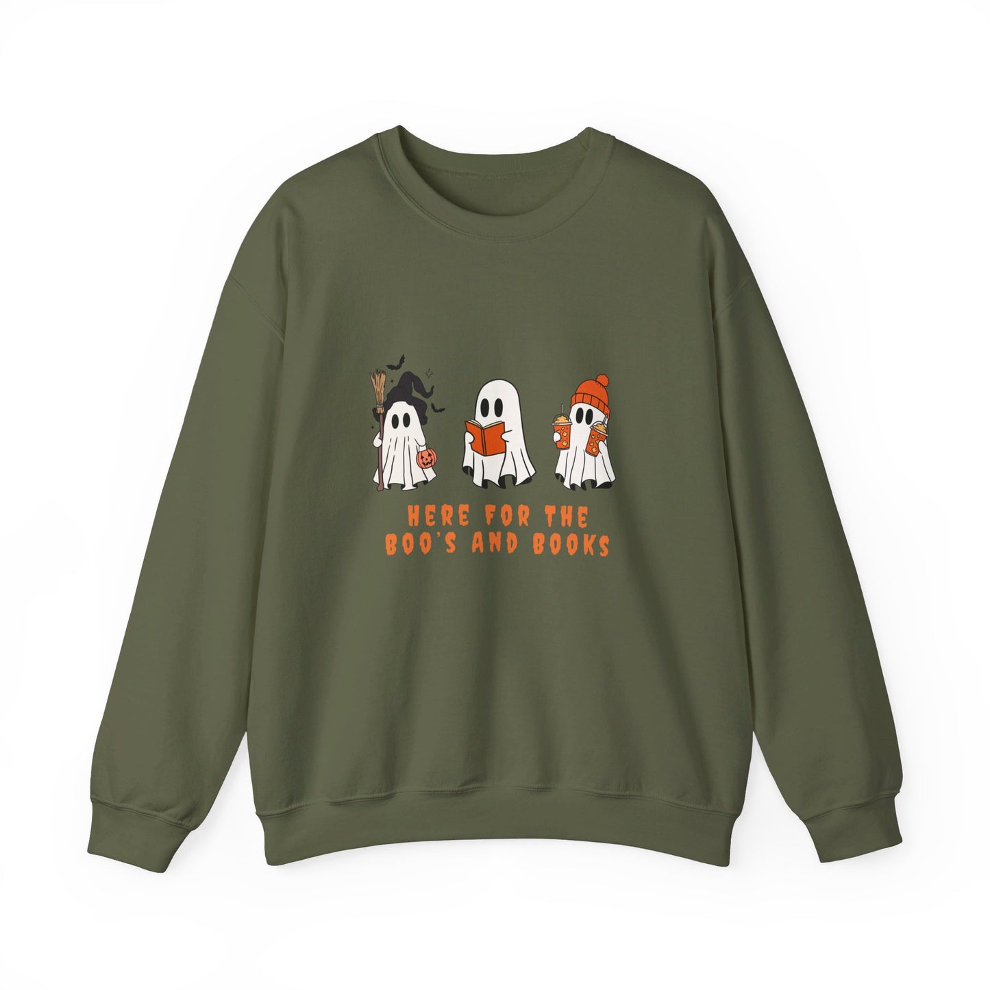 Boos And Books Crewneck Sweatshirt