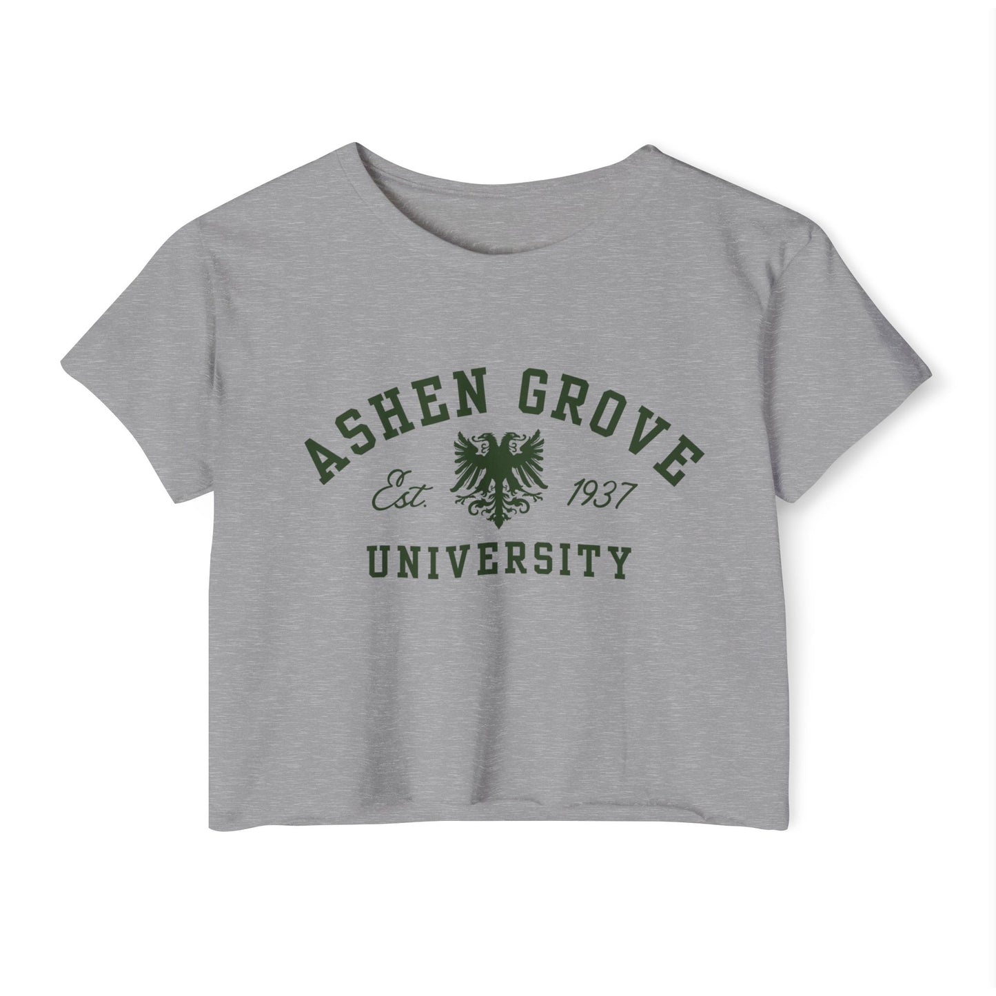 Ashen Grove University Crop Top
