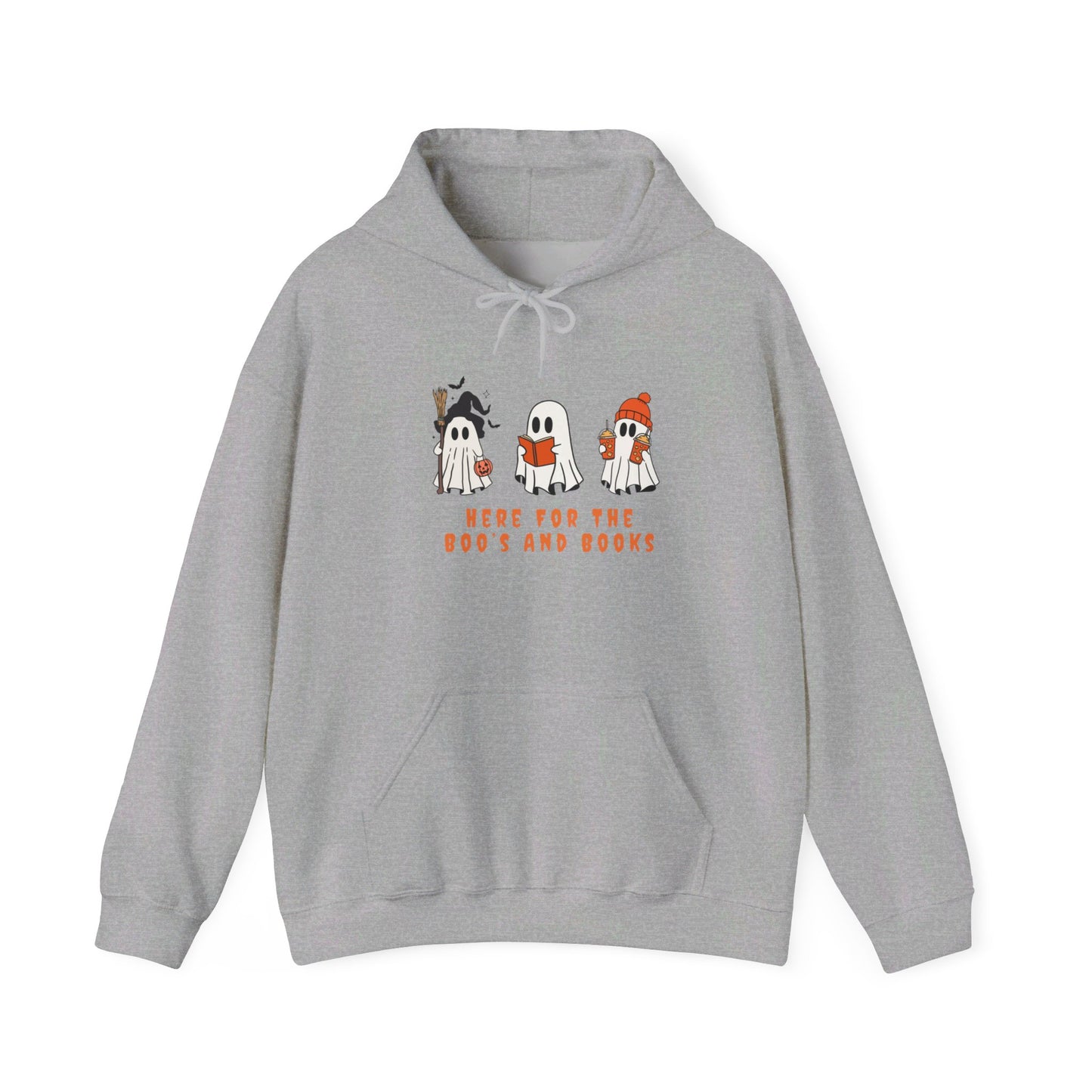 Boos And Books Hooded Sweatshirt