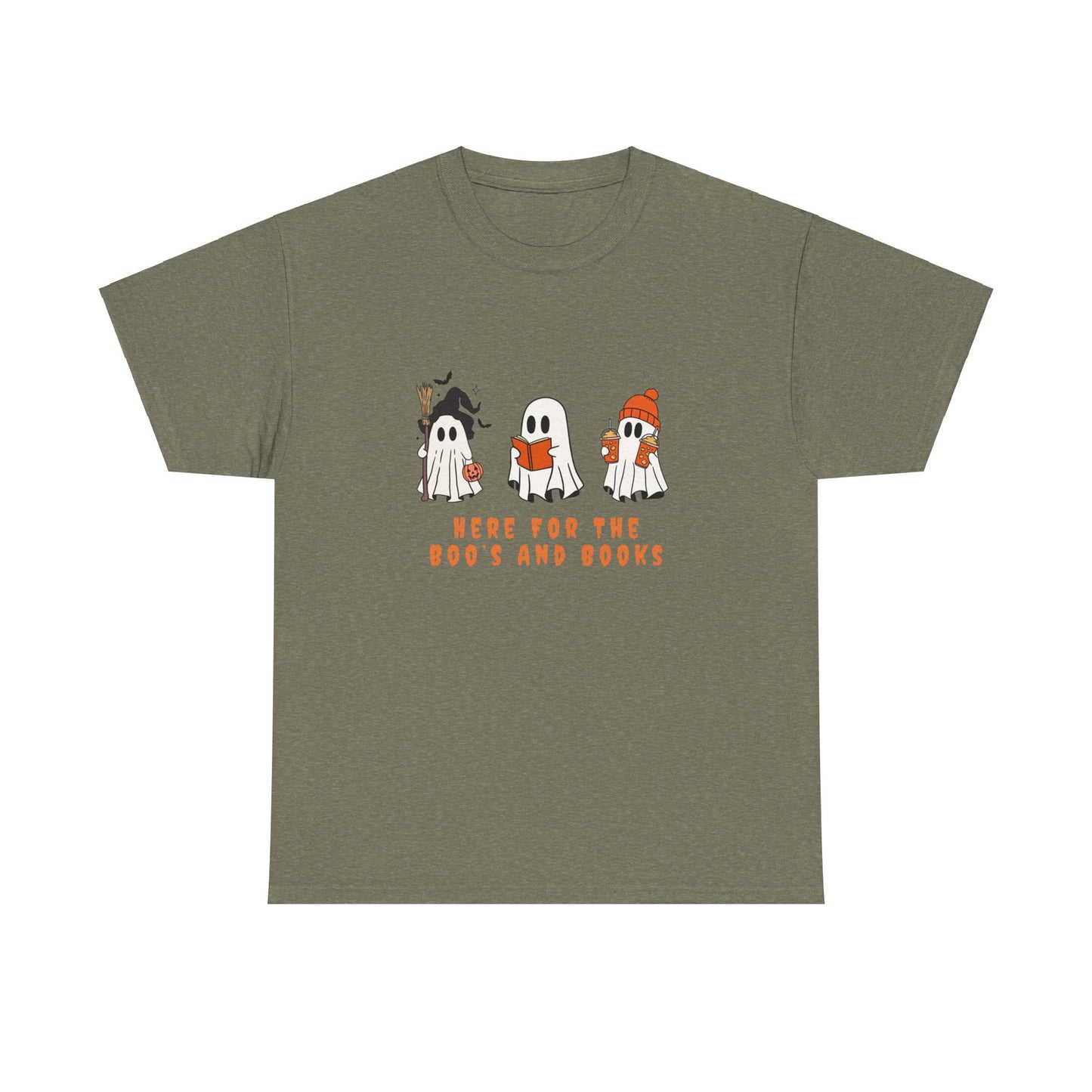 Boos And Books Cotton Tee