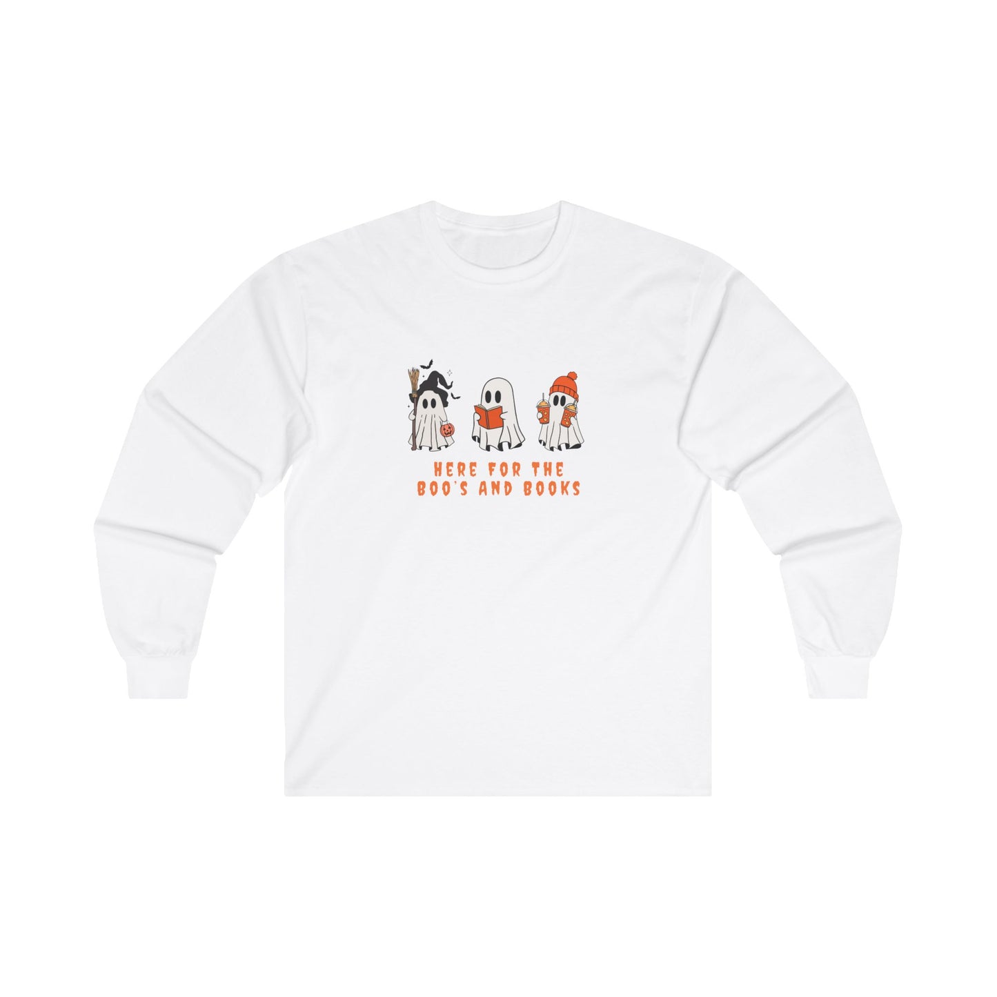 Boos And Books Long Sleeve Tee