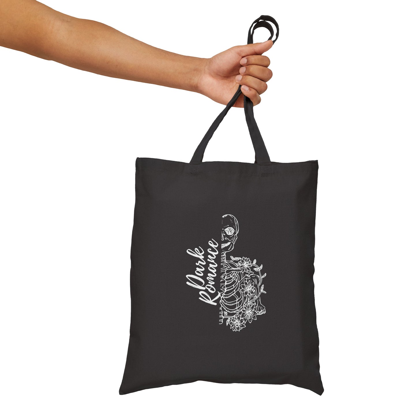 Dark Romance Skeleton Tote Bag