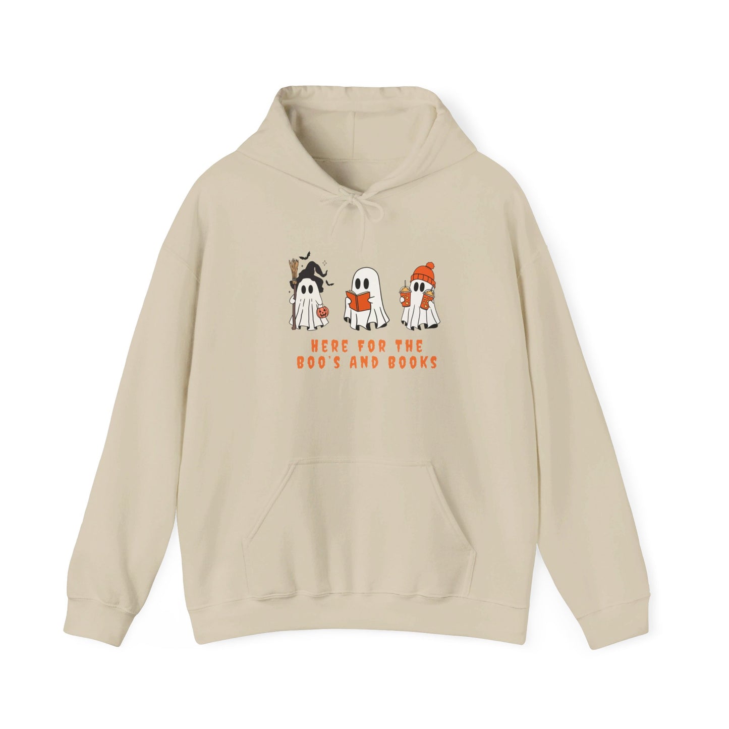 Boos And Books Hooded Sweatshirt