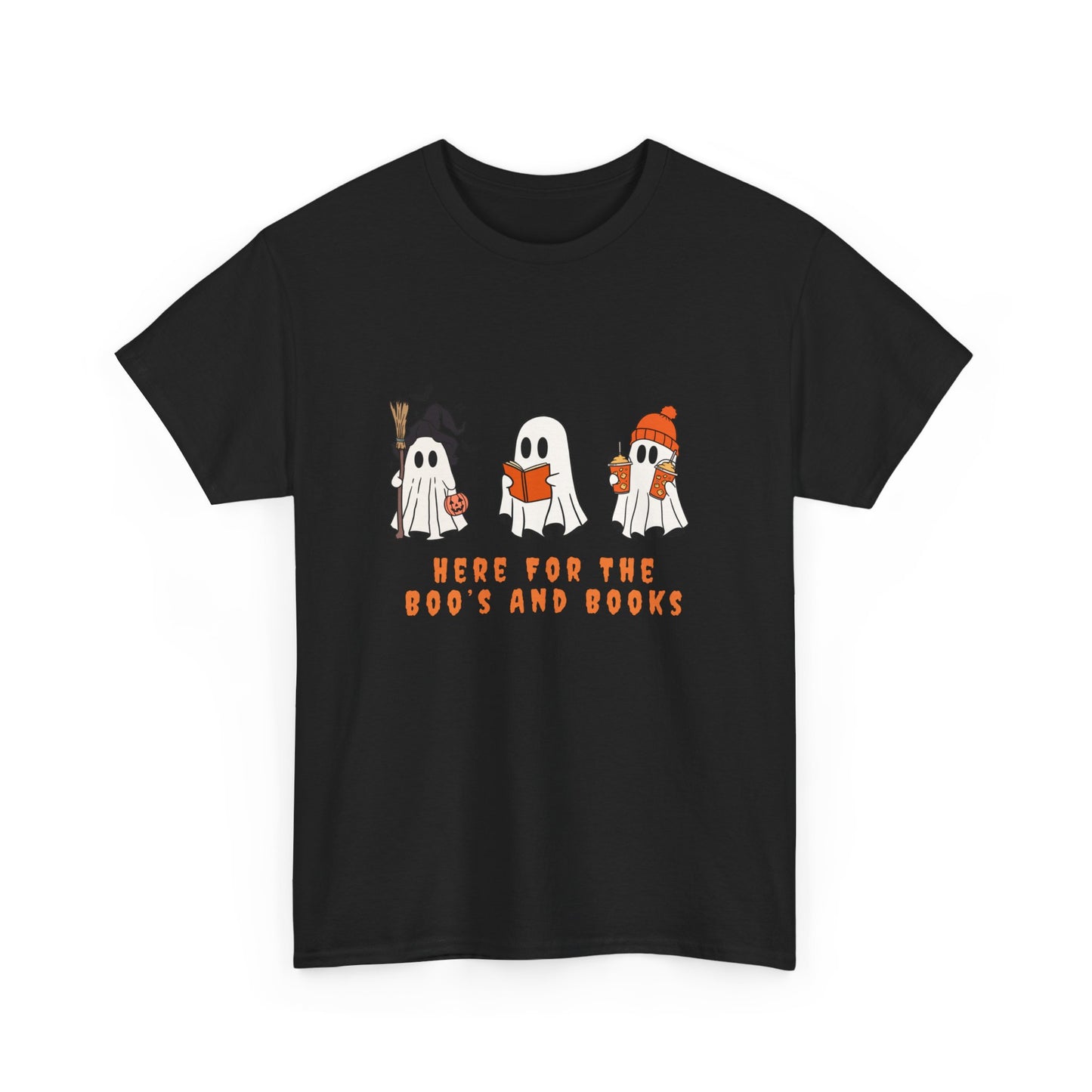 Boos And Books Cotton Tee