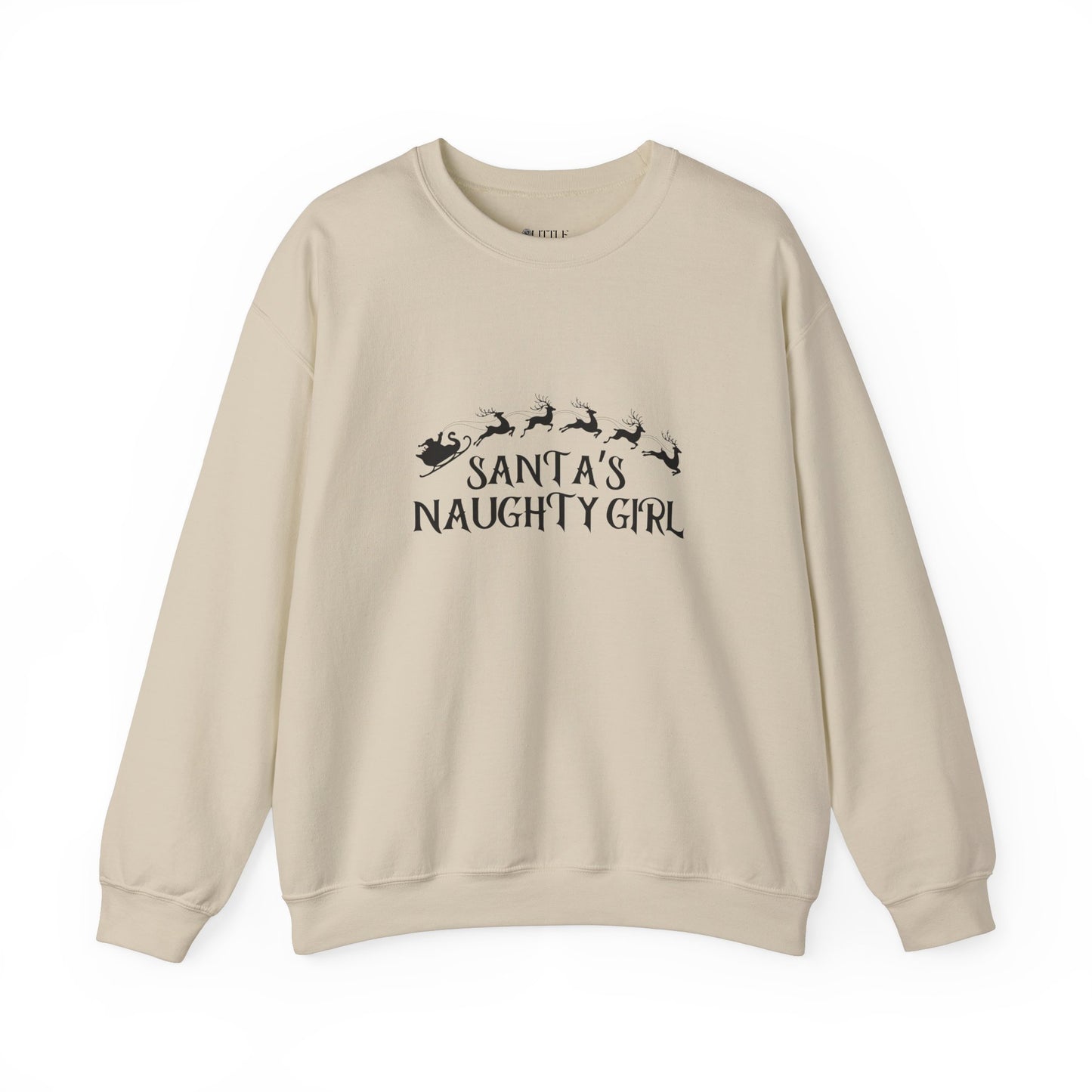 Santa's Naughty Girl Crewneck Sweatshirt