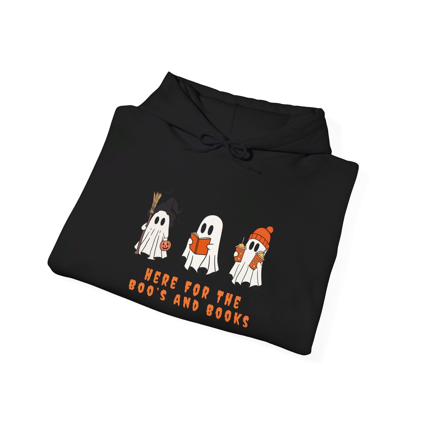 Boos And Books Hooded Sweatshirt