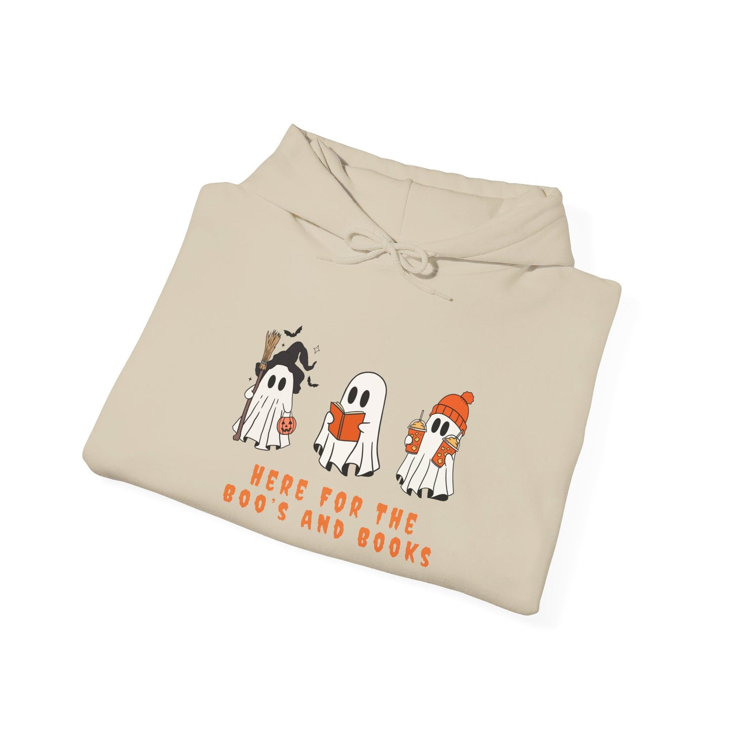 Boos And Books Hooded Sweatshirt
