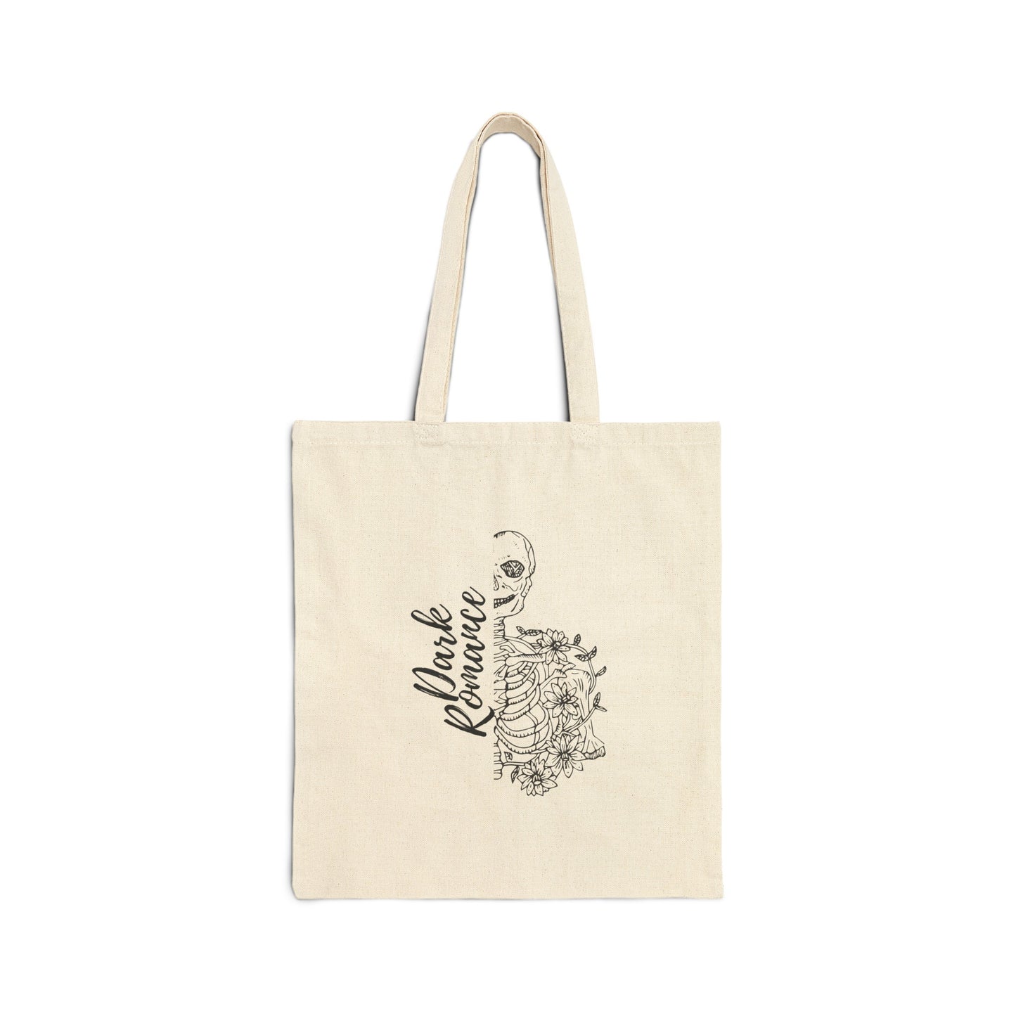 Dark Romance Skeleton Tote Bag