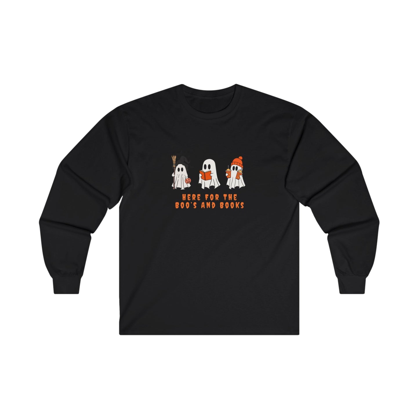 Boos And Books Long Sleeve Tee