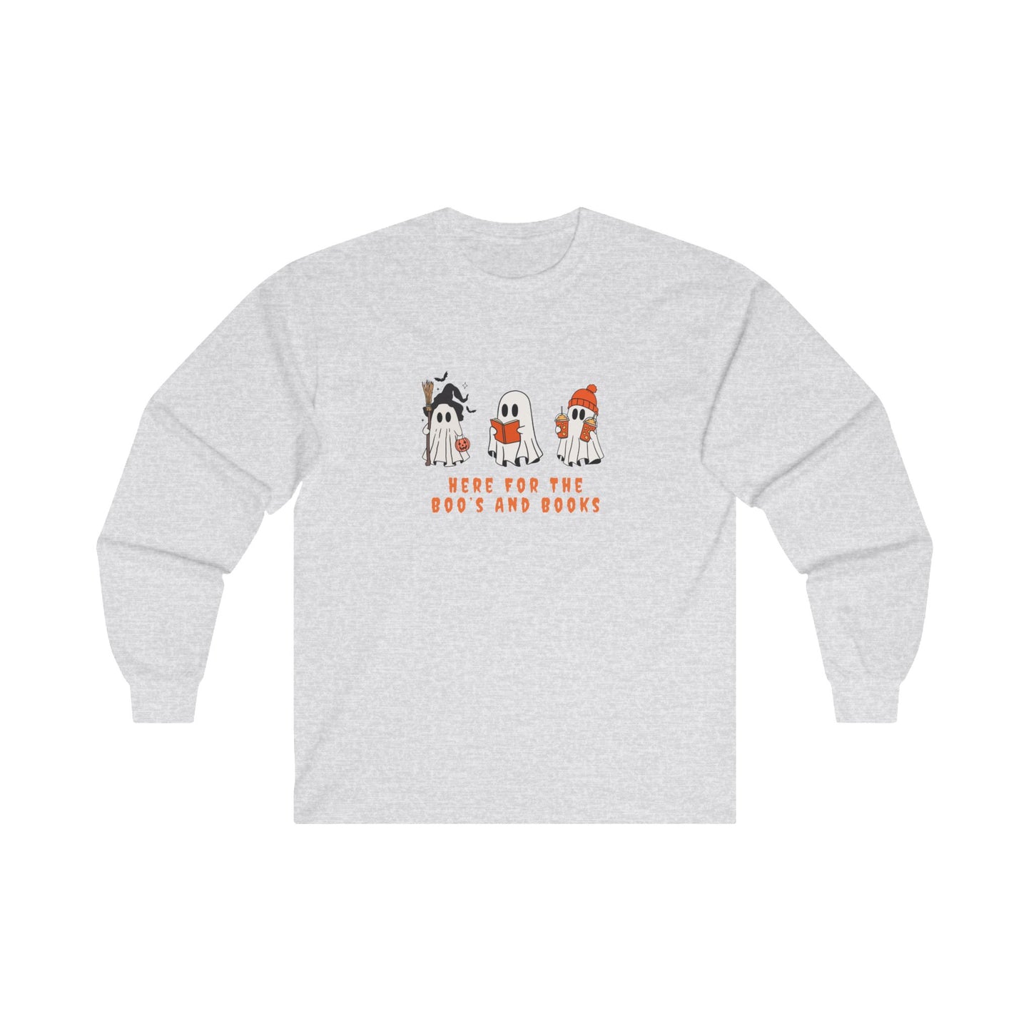 Boos And Books Long Sleeve Tee