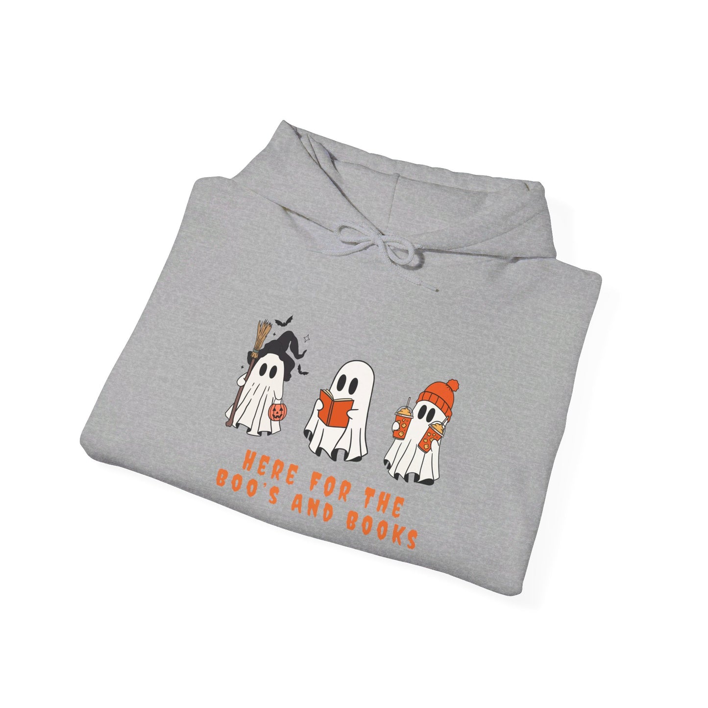 Boos And Books Hooded Sweatshirt