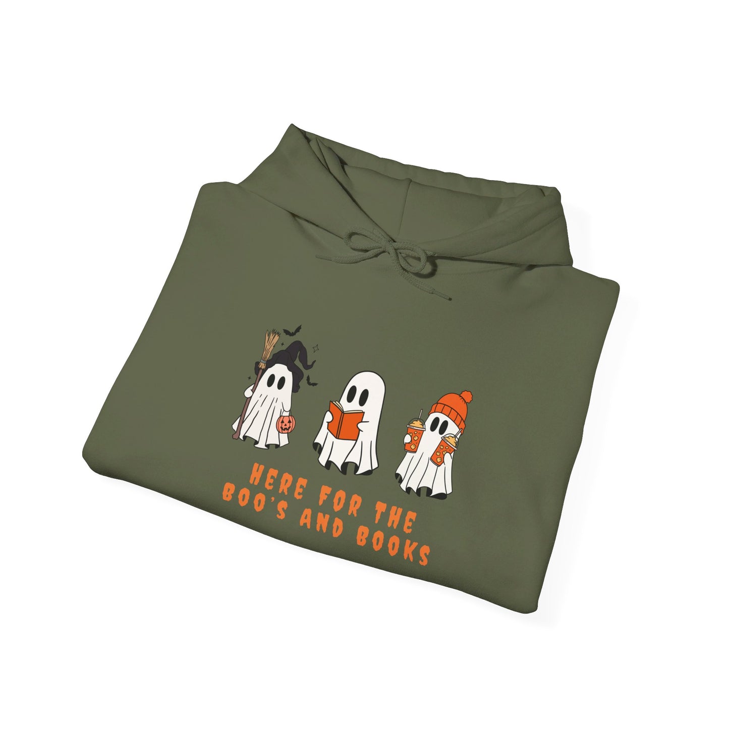 Boos And Books Hooded Sweatshirt