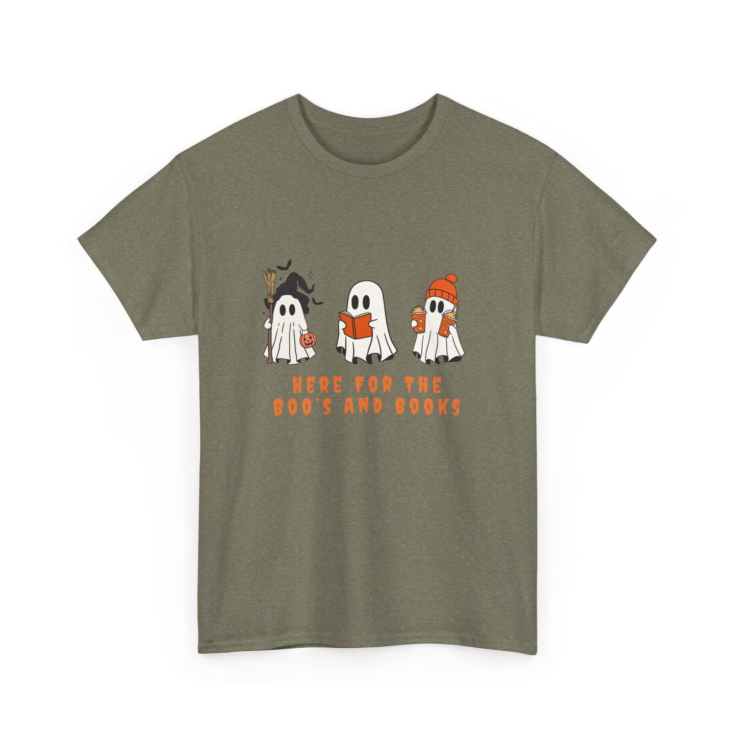 Boos And Books Cotton Tee