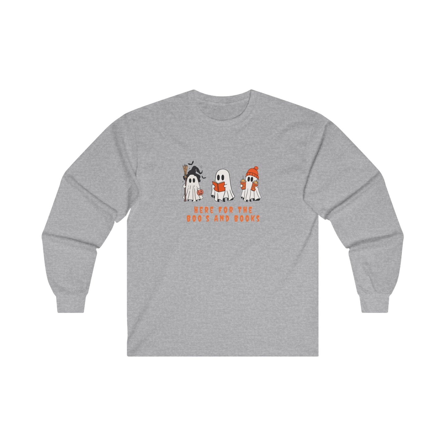 Boos And Books Long Sleeve Tee