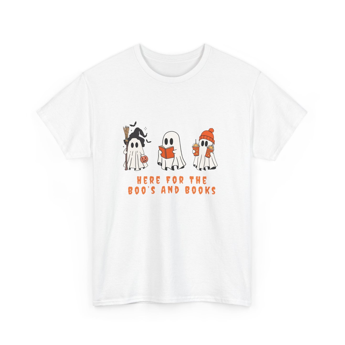 Boos And Books Cotton Tee