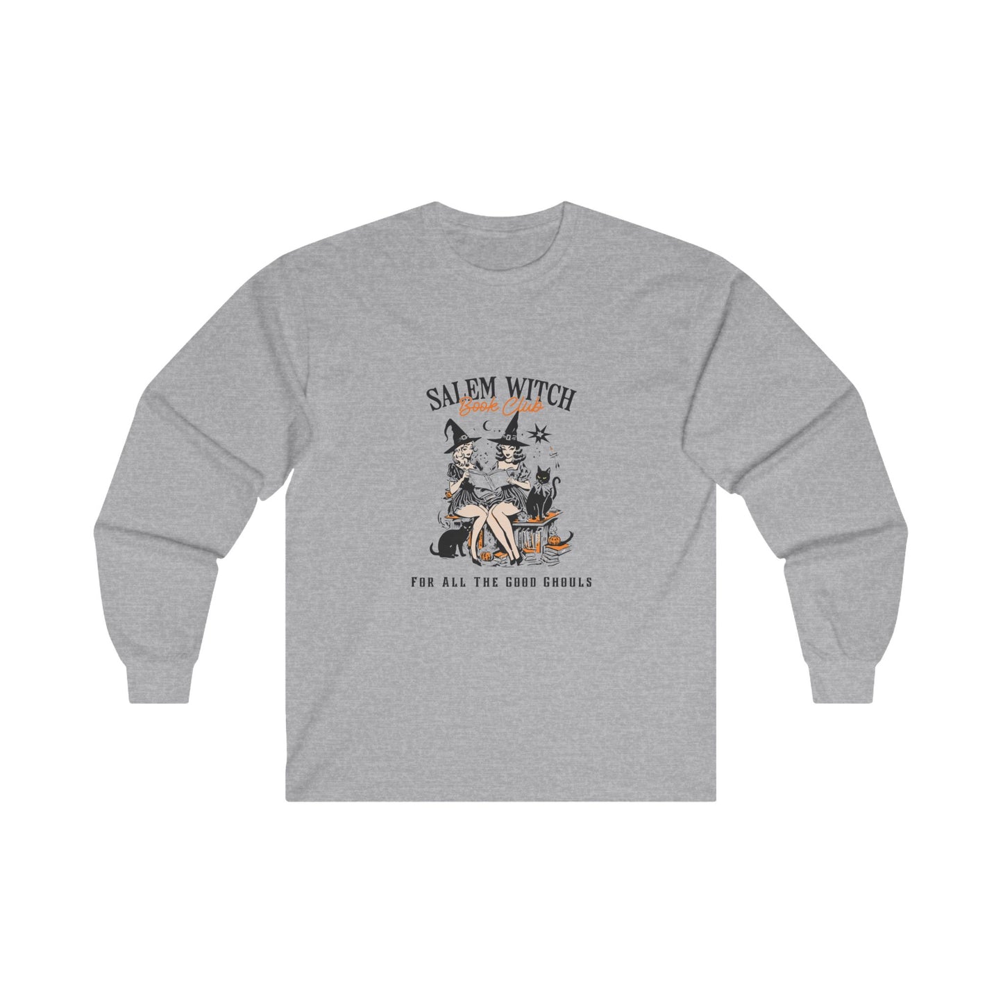 Salem Witch Book Club Long Sleeve Tee