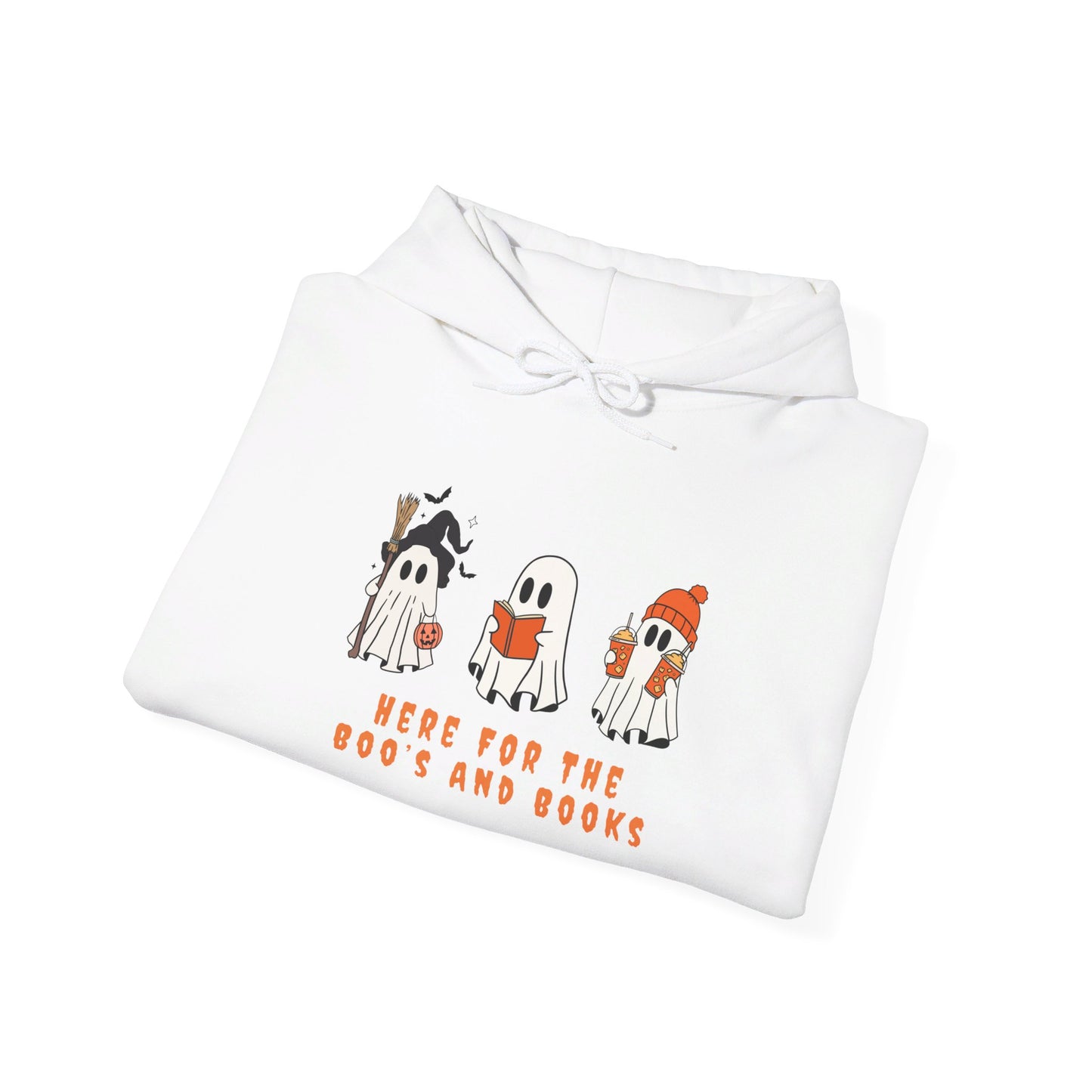 Boos And Books Hooded Sweatshirt