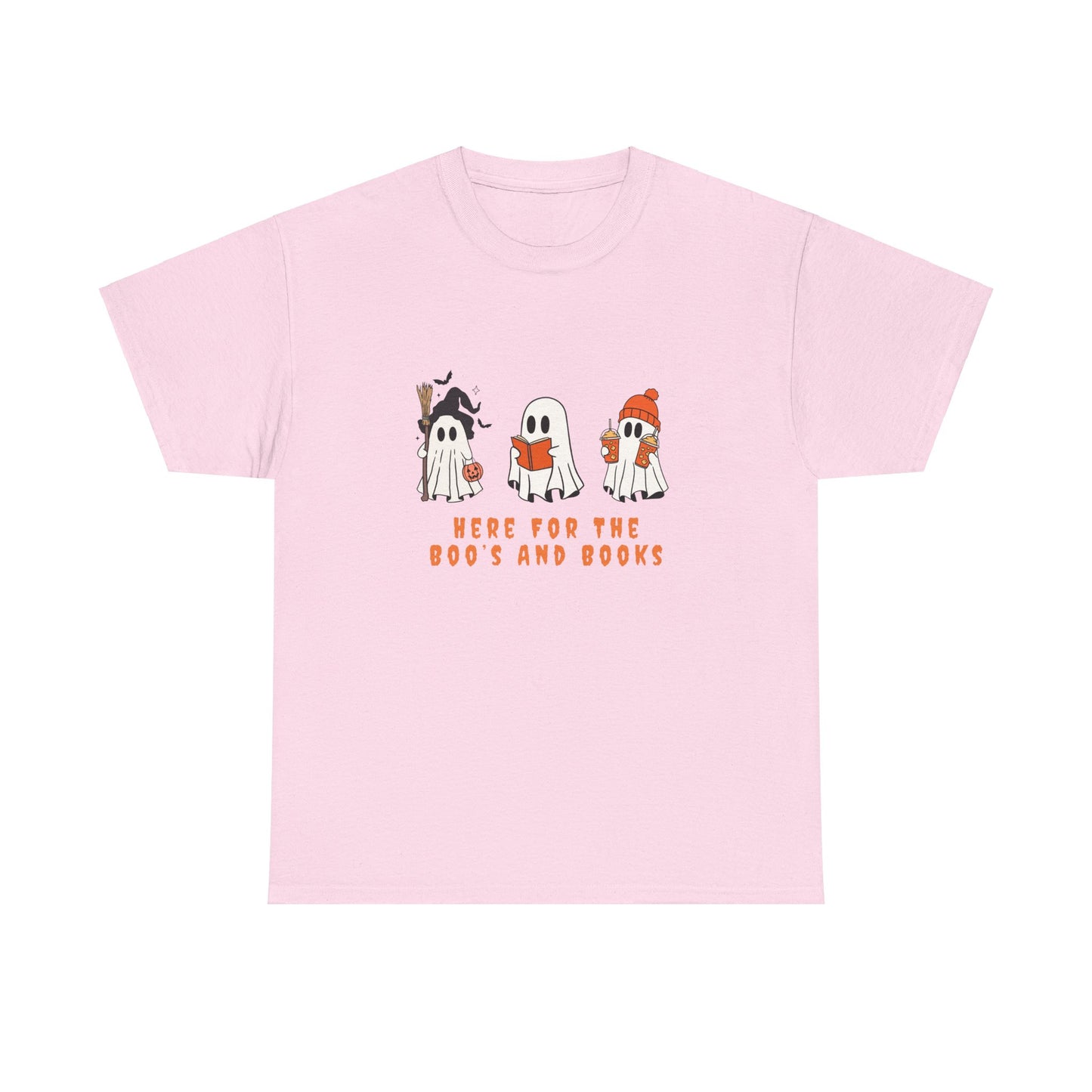 Boos And Books Cotton Tee