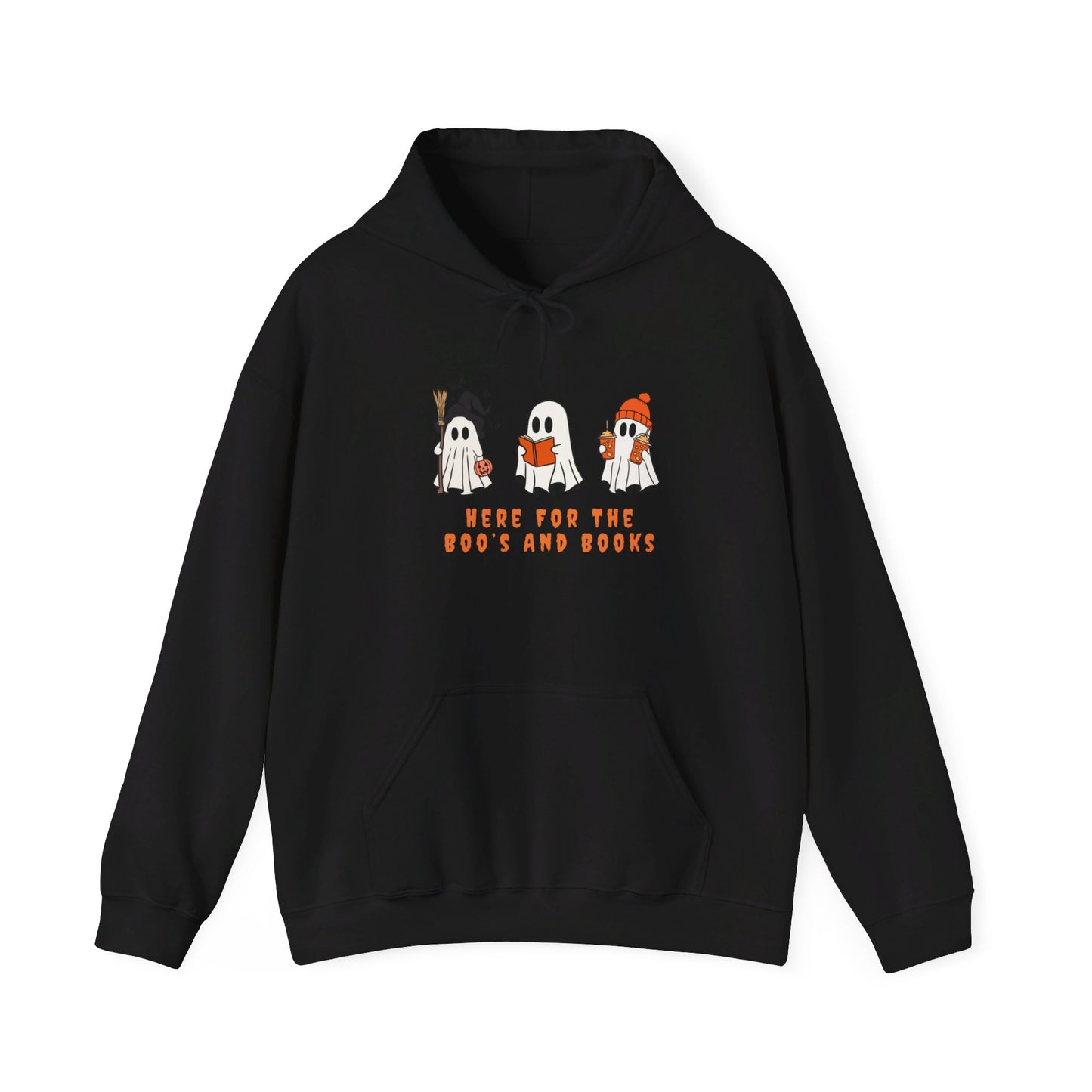 Boos And Books Hooded Sweatshirt