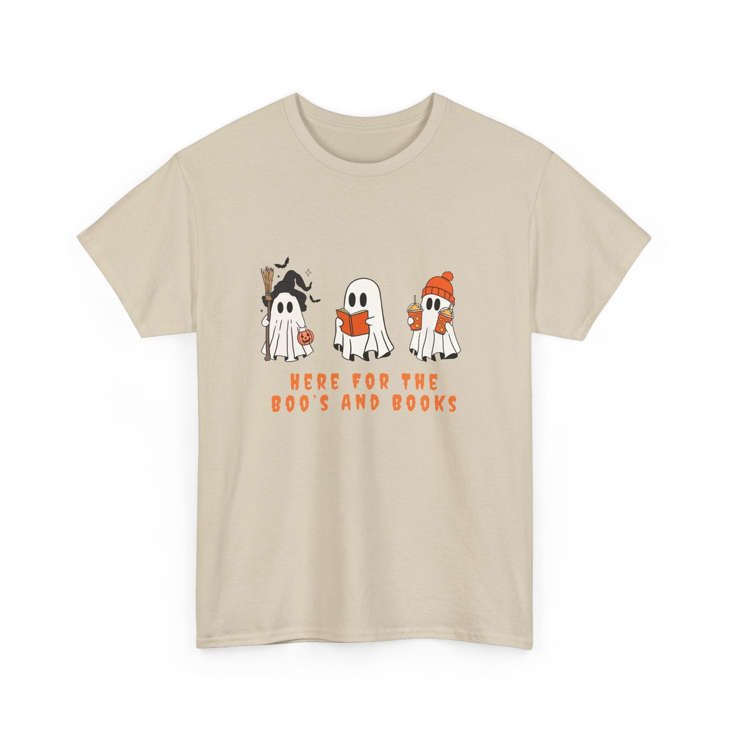 Boos And Books Cotton Tee