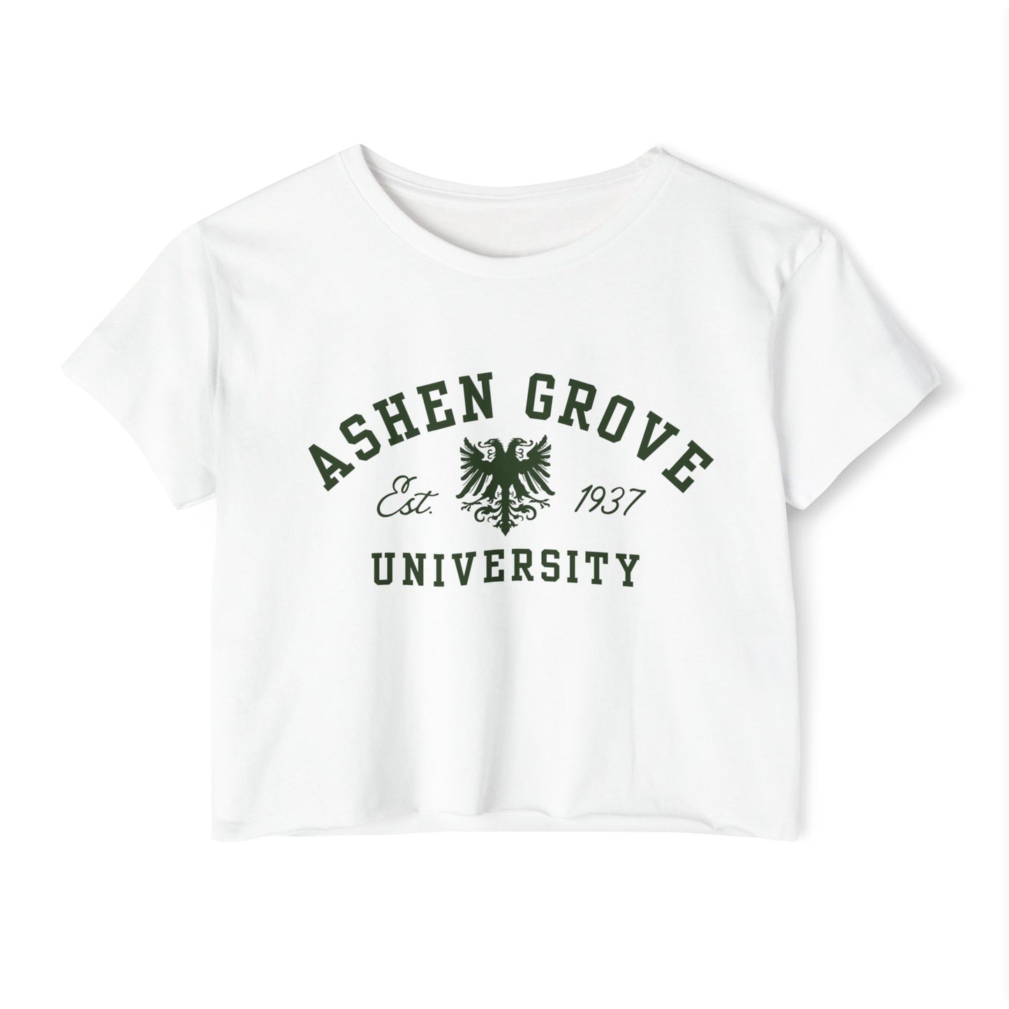 Ashen Grove University Crop Top