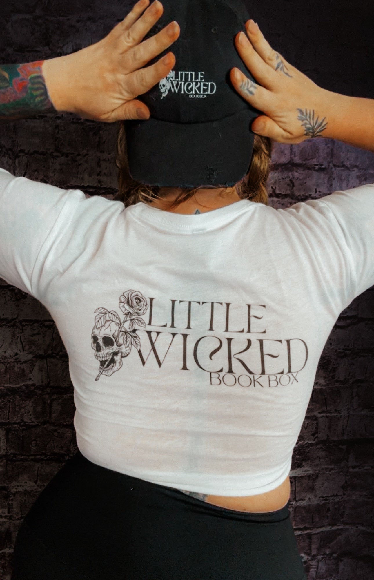 Little Wicked Logo Crop Top