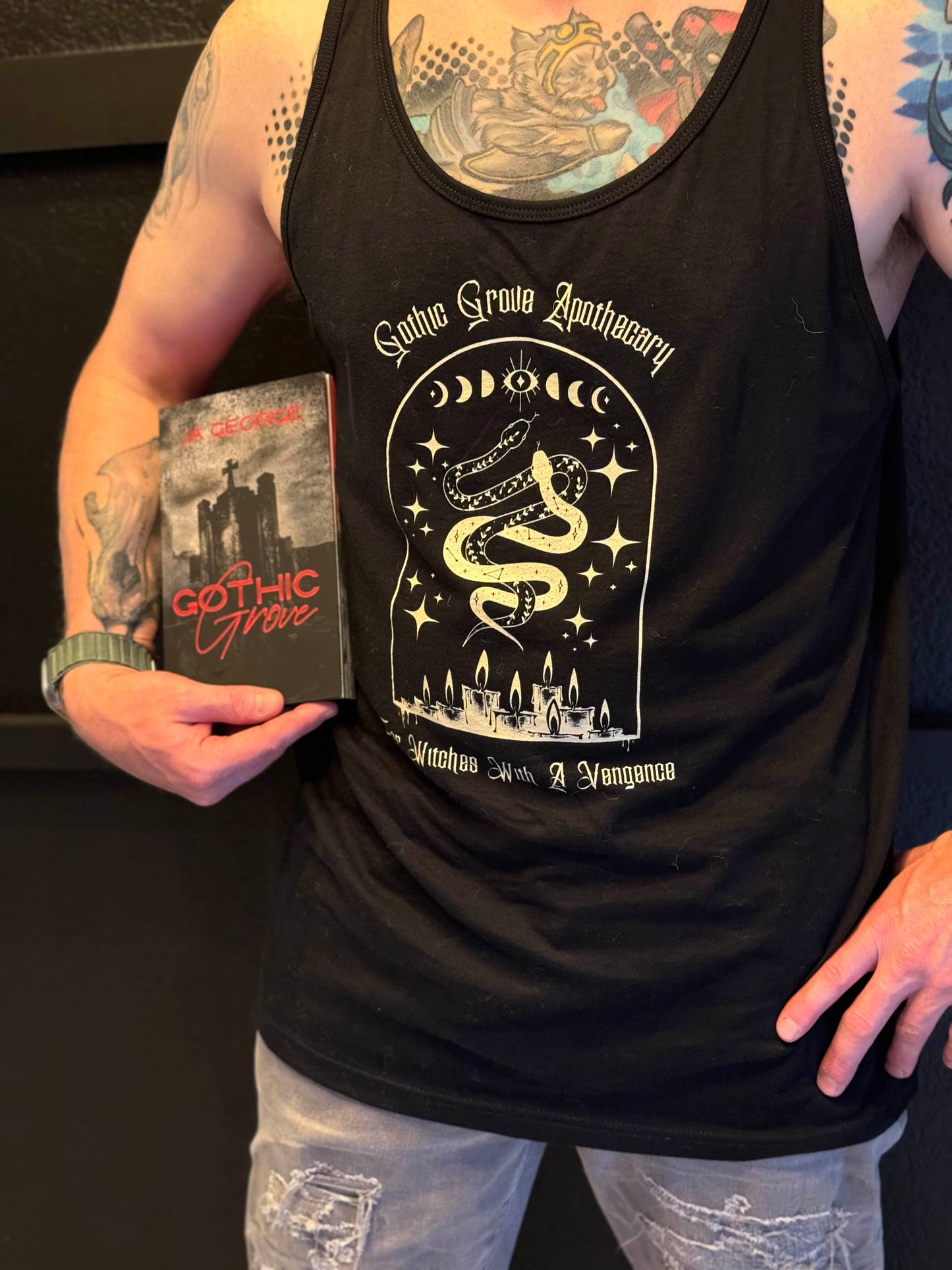 Gothic Grove Apothecary Mens Tank Top