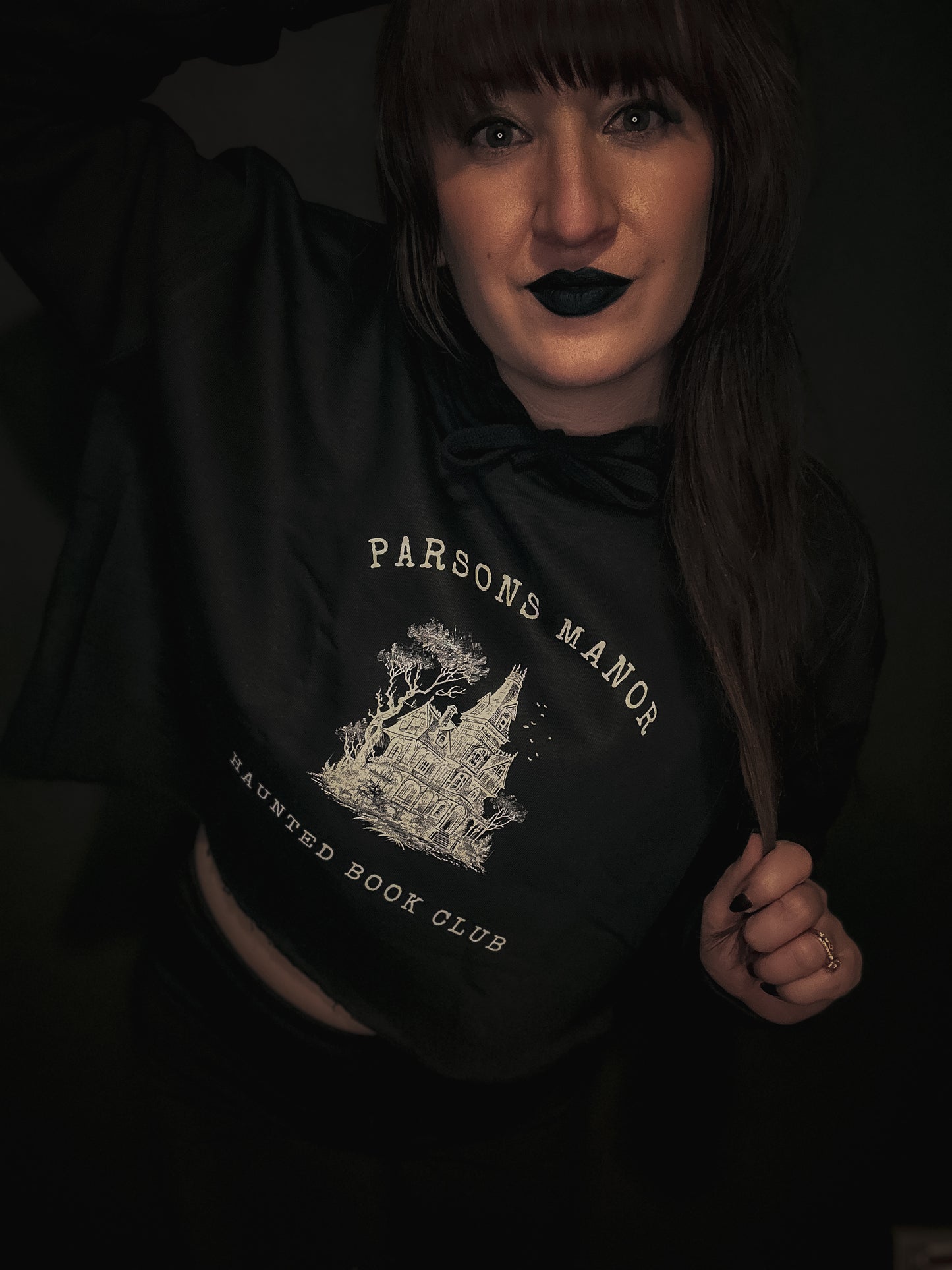 Parsons Manor Crop Hoodie *Licensed H.D. Carlton Merch*
