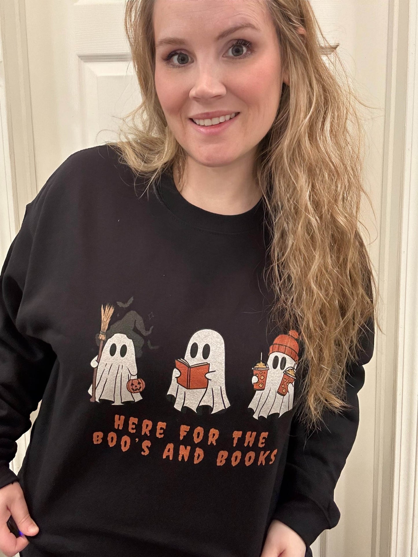 Boos And Books Crewneck Sweatshirt
