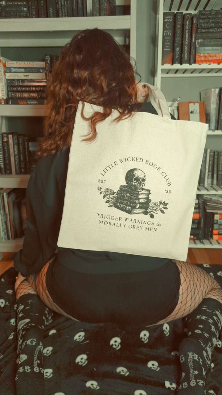 Little Wicked Book Club Tote Bag