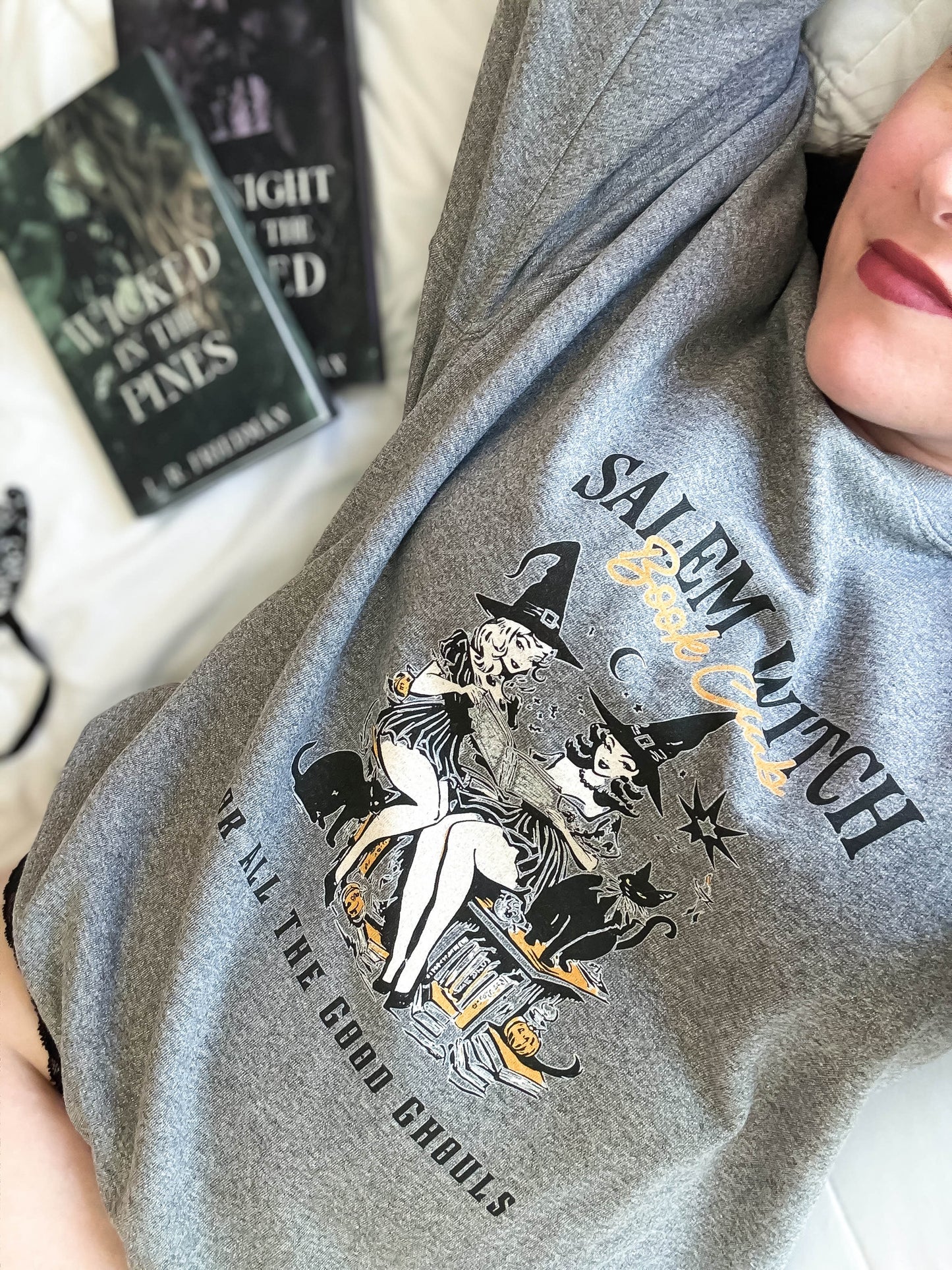 Salem Witch Book Club Crewneck Sweatshirt