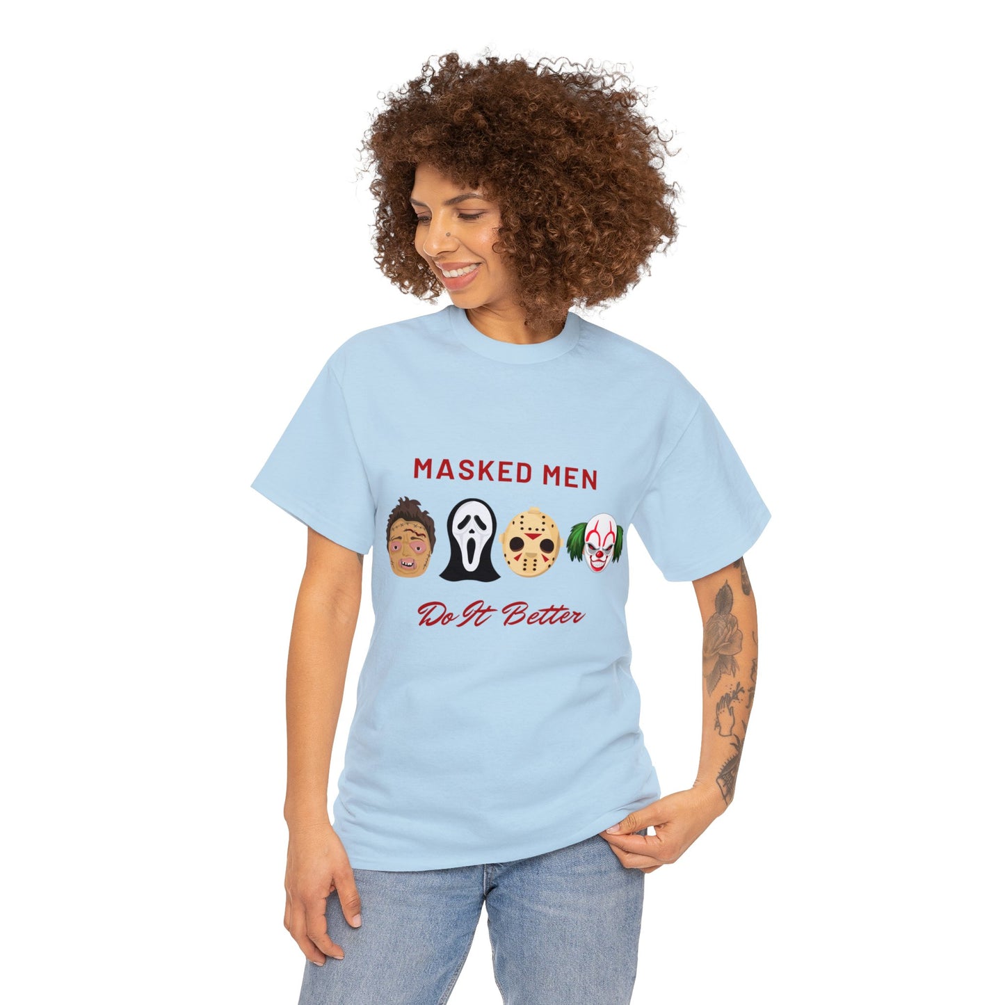 Masked Men Do It Better Tee Shirt