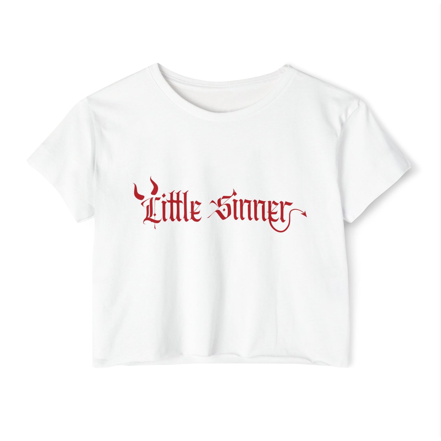 Little Sinner Crop Top (Satan's Priest)