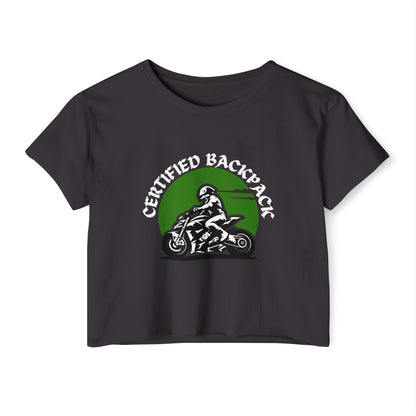 Certified Backpack (Little Sister Series) Crop Top