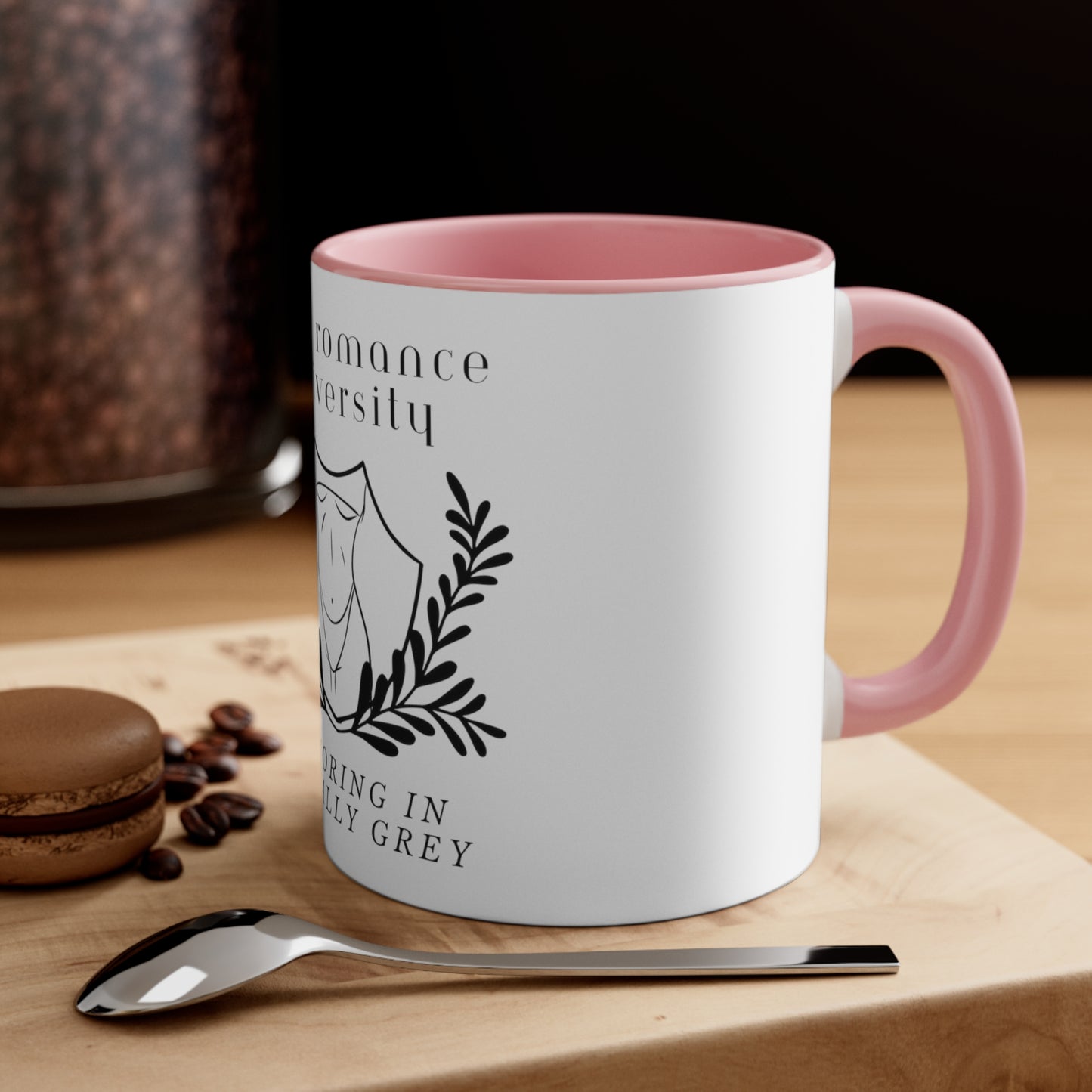 Dark Romance University Accent Color Coffee Cup