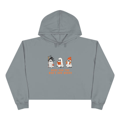 Boos and Books Crop Hoodie