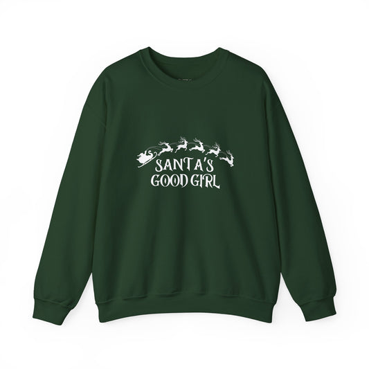 Santa's Good Girl Crewneck Sweatshirt