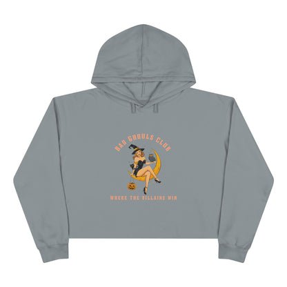 Bad Ghoulds Club Cropped Hoodie