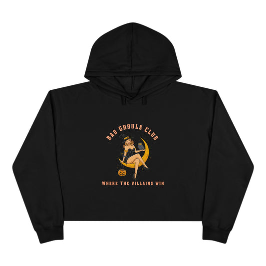 Bad Ghoulds Club Cropped Hoodie
