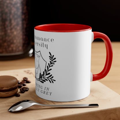 Dark Romance University Accent Color Coffee Cup